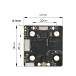 MATEK F405-VTOL Flight Controller Stack Baro OSD-Karte Blackbox 2-6S ArduPilot INAV RC Multi rotor Starr flügel flugzeug UAV